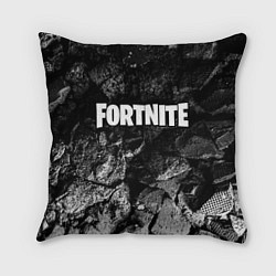 Подушка квадратная Fortnite black graphite