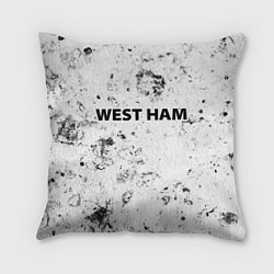 Подушка квадратная West Ham dirty ice