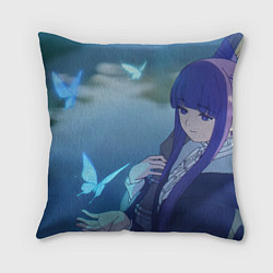 Подушка квадратная Violet Fern, цвет: 3D-принт