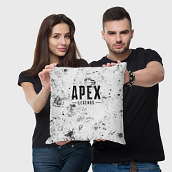 Подушка квадратная Apex Legends dirty ice, цвет: 3D-принт — фото 2