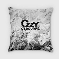 Подушка квадратная Ozzy Osbourne white graphite
