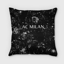 Подушка квадратная AC Milan black ice