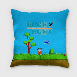 Подушка квадратная Duck hunt dog