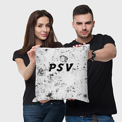 Подушка квадратная PSV dirty ice, цвет: 3D-принт — фото 2