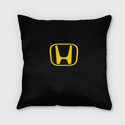 Подушка квадратная Honda yellow, цвет: 3D-принт