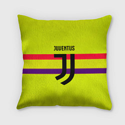 Подушка квадратная Juventus sport line, цвет: 3D-принт
