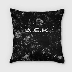 Подушка квадратная AEK Athens black ice
