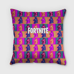 Подушка квадратная Fortnite logo pattern game