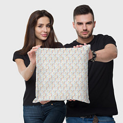 Подушка квадратная Мужское и женское начало, цвет: 3D-принт — фото 2