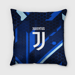 Подушка квадратная Juventus sport geometry steel