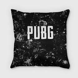 Подушка квадратная PUBG black ice