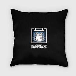 Подушка квадратная Rainbnow six онлайн шутер, цвет: 3D-принт