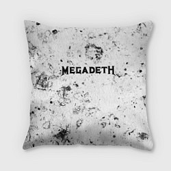 Подушка квадратная Megadeth dirty ice