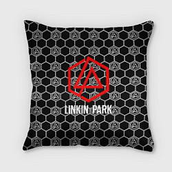 Подушка квадратная Linkin park logo pattern