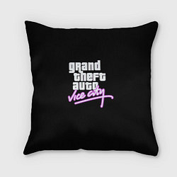 Подушка квадратная GTA vice city logo