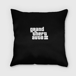 Подушка квадратная GTA3 logo