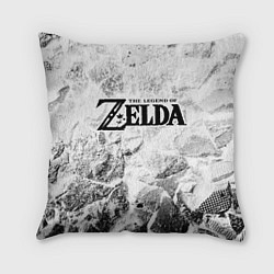 Подушка квадратная Zelda white graphite