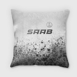 Подушка квадратная Saab - white gradient посередине