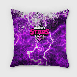 Подушка квадратная Brawl stars storm neon