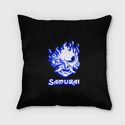 Подушка квадратная Samurai logo ghost