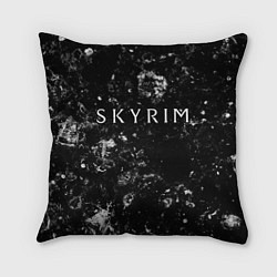 Подушка квадратная Skyrim black ice