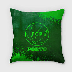 Подушка квадратная Porto - green gradient