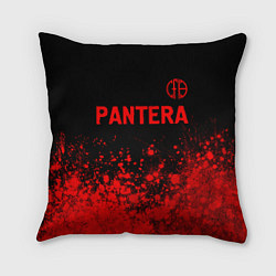 Подушка квадратная Pantera - red gradient посередине