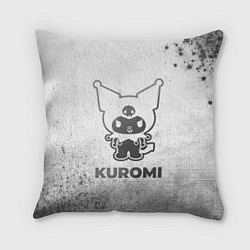 Подушка квадратная Kuromi - white gradient