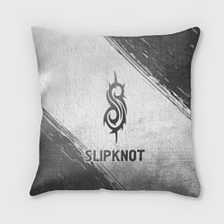 Подушка квадратная Slipknot - white gradient, цвет: 3D-принт