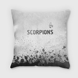 Подушка квадратная Scorpions - white gradient посередине