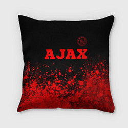 Подушка квадратная Ajax - red gradient посередине