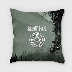 Подушка квадратная Silent hill тёмная материя, цвет: 3D-принт