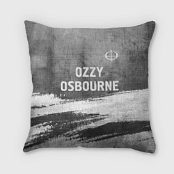 Подушка квадратная Ozzy Osbourne - grey gradient посередине