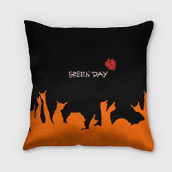 Подушка квадратная Green day rock