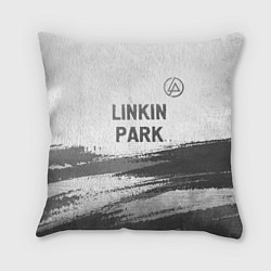 Подушка квадратная Linkin Park - white gradient посередине