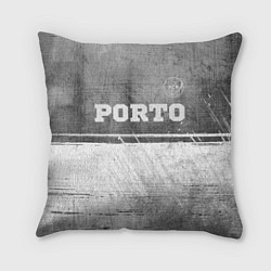 Подушка квадратная Porto - grey gradient посередине