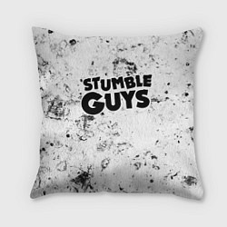 Подушка квадратная Stumble Guys dirty ice