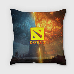 Подушка квадратная DOTA 2 лес эльфов, цвет: 3D-принт