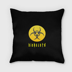 Подушка квадратная Resident Evil biohazard