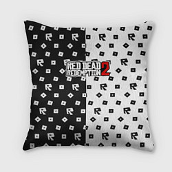 Подушка квадратная Red Dead Redemption 2 pattern