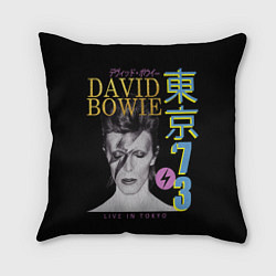 Подушка квадратная David Bowie - Tokyo 1973