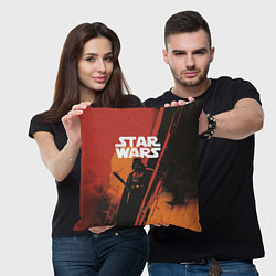 Подушка квадратная Darth Vader - Star Wars, цвет: 3D-принт — фото 2