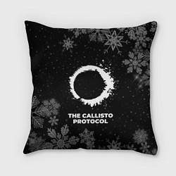 Подушка квадратная Снежный The Callisto Protocol, цвет: 3D-принт