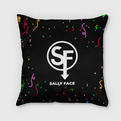 Подушка квадратная Sally Face конфети