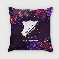 Подушка квадратная Праздничный Hoffenheim, цвет: 3D-принт