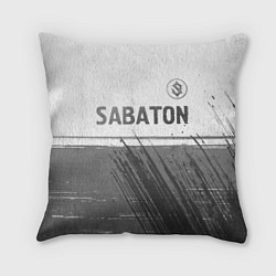 Подушка квадратная Sabaton - white gradient посередине