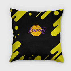 Подушка квадратная Lakers club