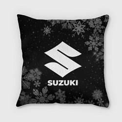 Подушка квадратная Снежный Suzuki