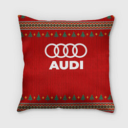 Подушка квадратная Audi new year