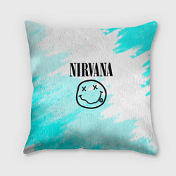 Подушка квадратная Nirvana rock music color